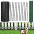Marsui Animal Barrier Fence 12in x 33ft No Dig Garden Fence Mesh Fencing with Steel Stake Movable Portable Temporary for Poultry Dogs Rabbits Chicken Snake Barrier Garden Backyard Outdoor - size: 12in x 33ft