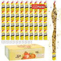 40 Pack Fly Strips Sticky Hanging Fly Trap Outdoor Indoor with Pins | Fly Glue Paper Tape Catcher Ribbon for Winged Insect & Mosquito for Orchard Farm Garage Kitchen