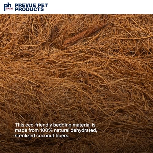 Prevue Pet Products Small Animal Coco Bed Fibers 2.5 lbs | 100% Natural Sterilized Coconut Fiber to Nest, Ideal for Bedding & Replenishing Toys