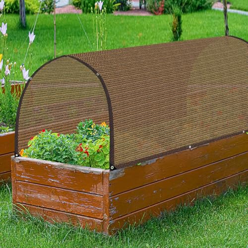 80% Shade Cloth -4x20FT Sunblock Net with Grommet,Lightweight and Durable UV Protection,Shade Cloth for Garden Patio Pergola Balcony Plants Greenhouse Dog Kennel Chicken Coop Outdoor - size: 4X20FT
