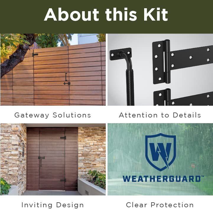 National Hardware N166-036 Industrial Black Gate Kit