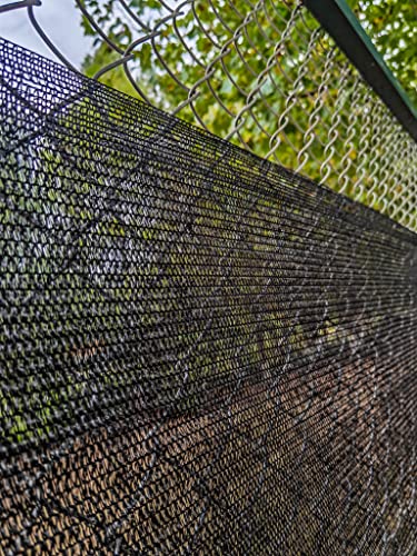 5'10" x 100 FT 60% Shade Cloth Roll Black | Green HDPE UV Resistant Breathable Eyelets Sun Protection for Greenhouse Garden Fence Pergola Patio Flower Plant Kennel - size: 5'10"x100 ft - 60% - BLK