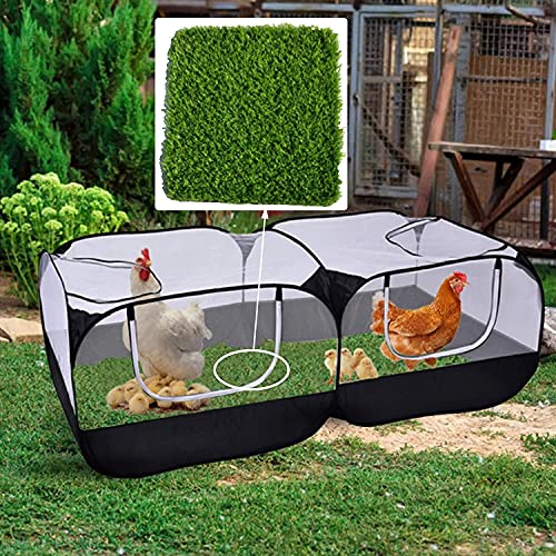 Hamiledyi Chicken Nesting Box Pads 8 Pcs Artificial Grass Rug Carpet Synthetic Turf Mat Nest Box Bedding for Chicken Coop Pet Garden Lawn Indoor Outdoor 12"x12" - size: 8 Pcs Green