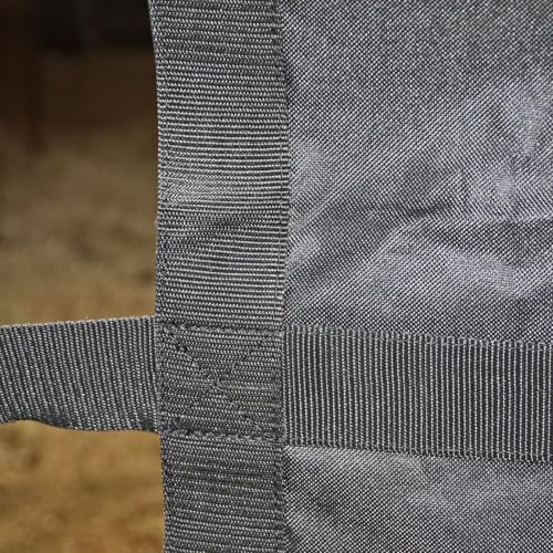 Dura-Tech Cordura Horse Stall Guard | Adjustable 44" to 52" Wide | Heavy-Duty Vinyl-Coated Polyester Center | Durable 2" Nylon Web Straps | Ideal for Barn & Show Stalls