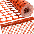 Plastic Mesh Fence, Garden Fencing, for Snow, Orange, 4'x100' Feet, 1 Roll | Houseables Construction Barrier Netting, Fences Wrap, Above Ground, Poultry, Chicken, Safety, Deer, Patio, Garden Netting - color: Orange