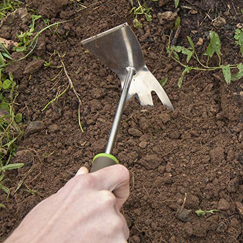 AMES 2445600 2-in-1 Hand Hoe and Cultivator with Ergo Gel Grip, 13-Inch - size: 13-Inch, style: Ergo Gel Grip Hand Hoe and Cultivator 2-in-1 Tool