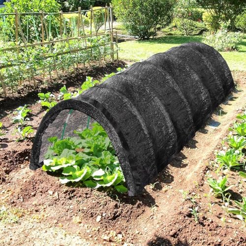 MUDEREK Plant Sun Protection Cloth - 10x15FT Garden Plant Shade Cloth | Breathable HDPE Light Refraction Sunshade Cloth for Protecting Plants Vegetable Rows UV Resistant Shade Fabric - size: 10x15FT