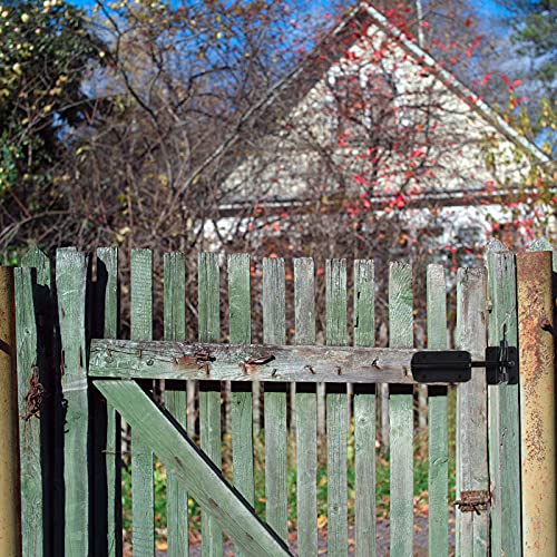 Moxweyeni 6 Pieces Gate Latch Cable Pull Latch String Fence Gate Lock Opener for Metal Vinyl Wooden Fences Adjustable, 19 Inch (Silver,1.5mm) - color: Silver, size: 1.5mm