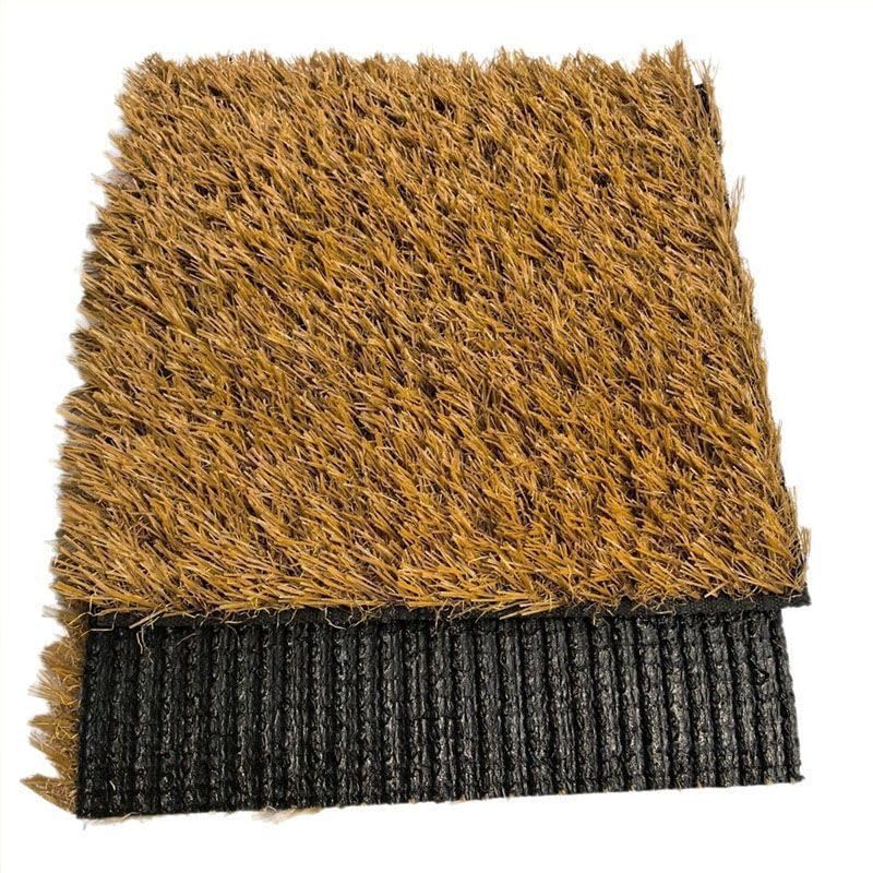 4 Pack Washable Chicken Nesting Pads, Artificial Grass Nest Box Pads for Laying Hens, Reusable Chicken Coop Nesting Mats, Soft Nesting Bedding for Chickens, 12 x 12 Inch, Brown