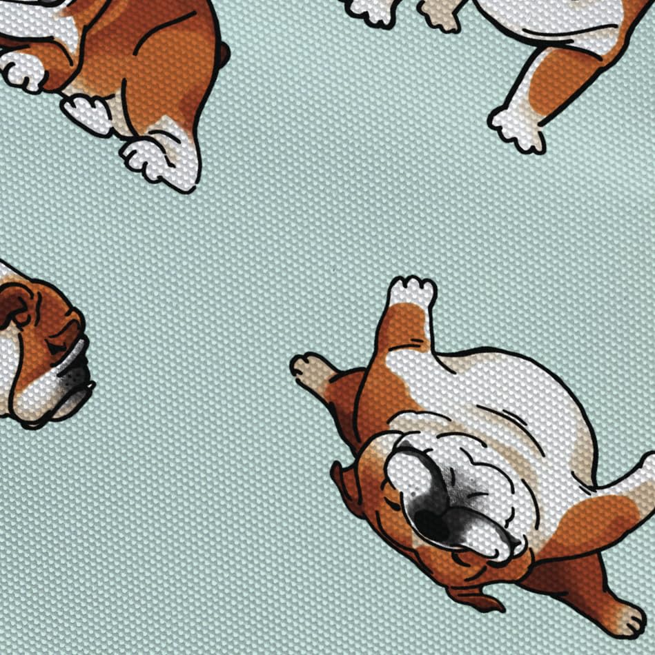 WIRESTER Reusable Grocery Tote Bag for Women, Foldable Shopping Bag, Cute Shoulder Bag, Beach Bag - color: English Bulldog Funny Playful Postures (2)