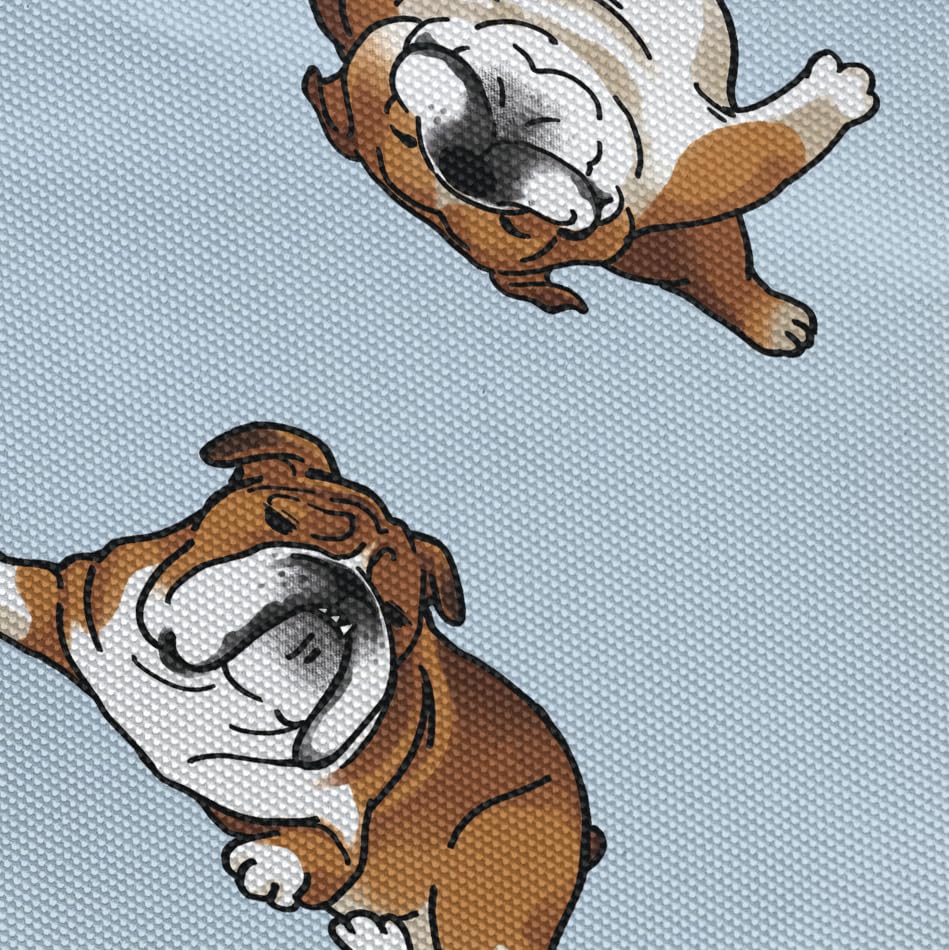 WIRESTER Reusable Grocery Tote Bag for Women, Foldable Shopping Bag, Cute Shoulder Bag, Beach Bag - color: English Bulldog Funny Playful Postures